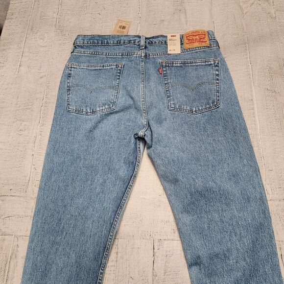 NWT Levi's 510 Mens Skinny Jeans‎ Blue Size 36x34 Ripped Washed Stretch - Picture 6 of 15